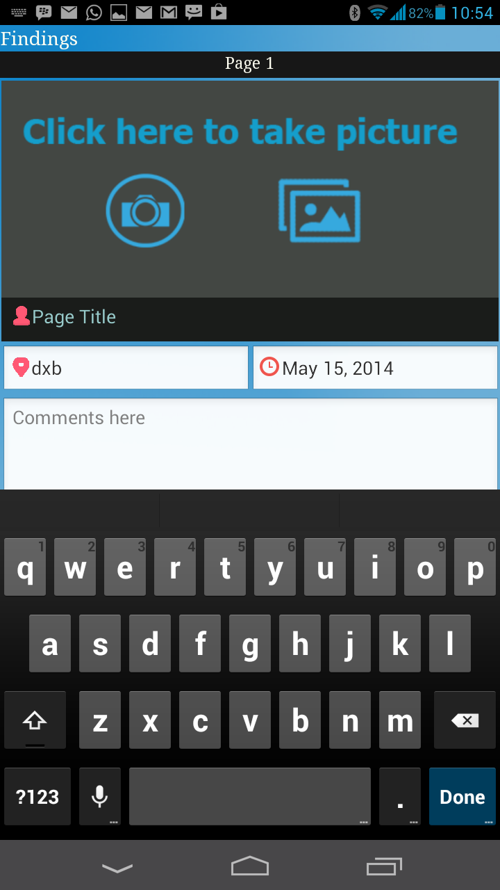 Site Reporter Screen 3