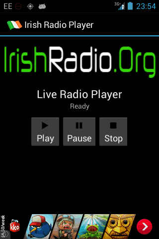 IrishRadio.Org Player