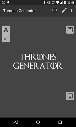 Thrones Generator