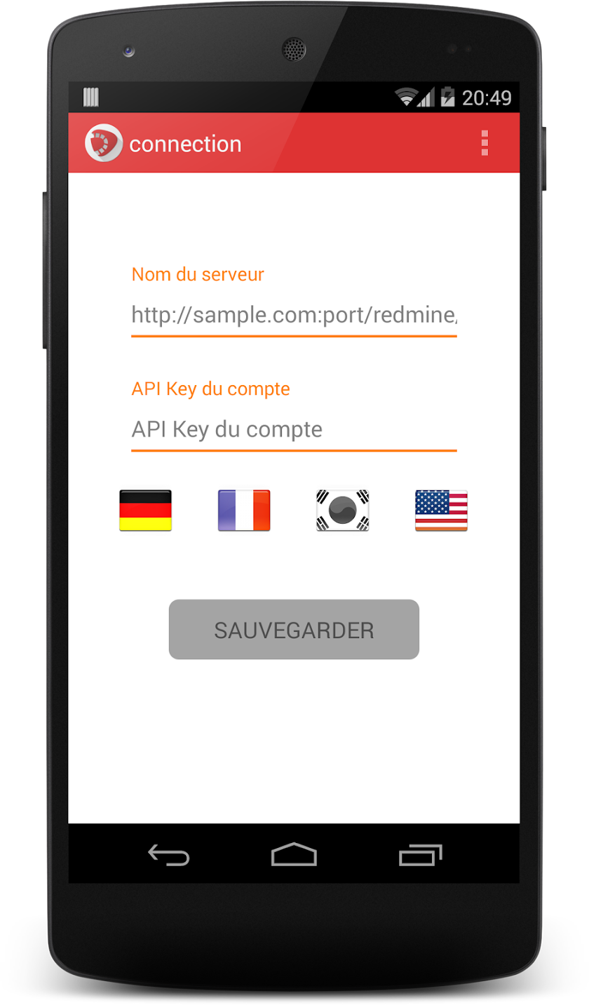 RedTimer Screen 1