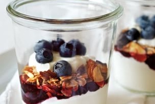 Yogurt Parfaits with Berry Jam &amp;amp; Granola