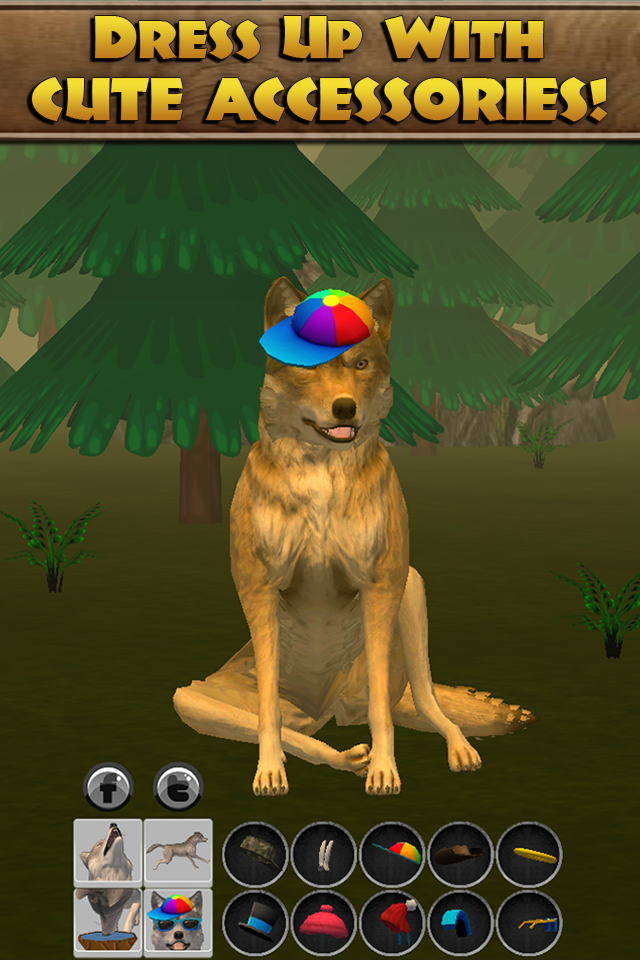 Virtual Pet Wolf Screen 2