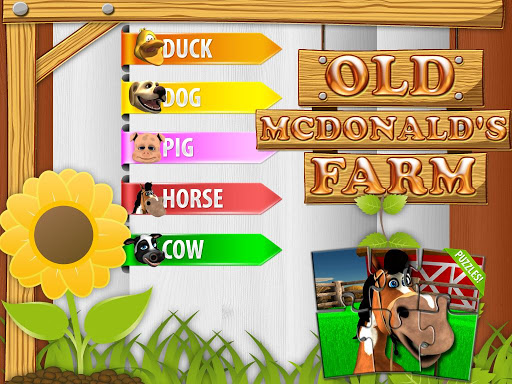 【免費教育App】Old McDonald's Farm Animals-APP點子