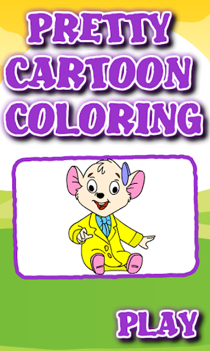 Coloring Pretty Cartoon