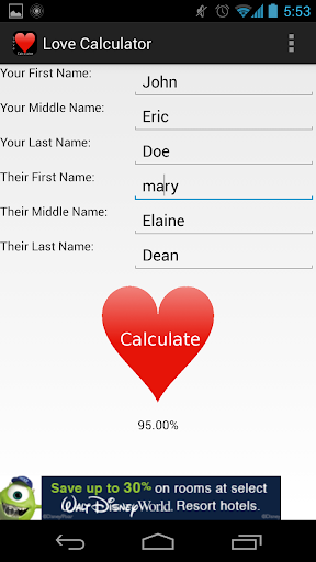 Love Calculator