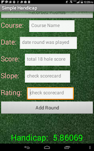 Free Download Golf Round Analyzer FREE APK for Android
