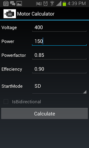 Motor Calculator