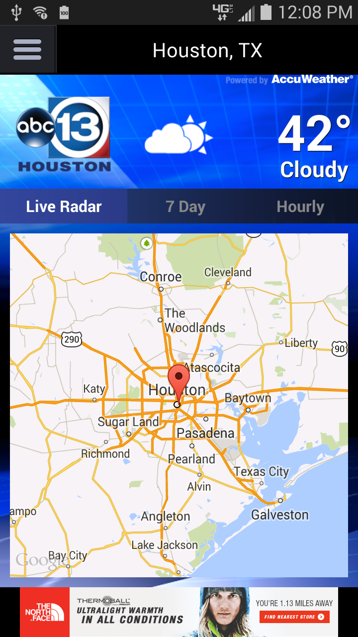 ABC13 Houston Weather Screen 2