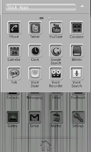 Free Download Whitewashed Go Launcher EX APK for Android