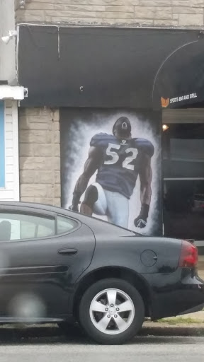 Ray Lewis Ravens Player Mural