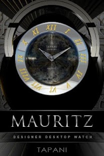 Mauritz Designer Clock Widget - náhled