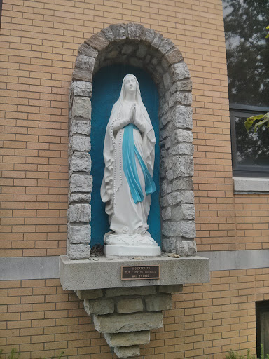 Our lady Of Lourdes Statue At St Ignatius