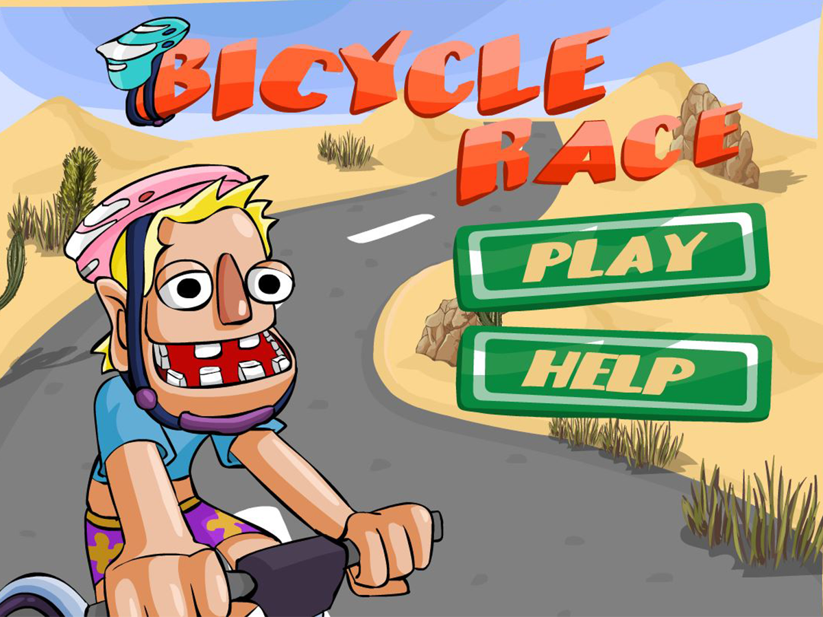 Bicycle race - screenshot