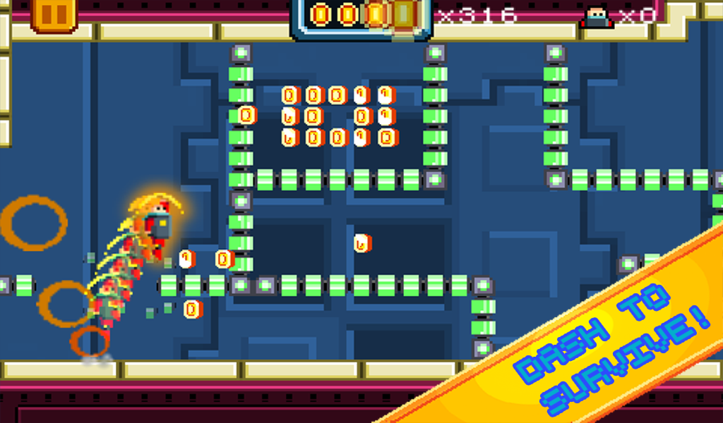  Super Bit Dash, un runner game 8 bit incredibilmente divertente per Android!