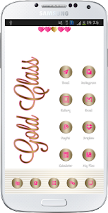 Lastest Gold Class Go Launcher APK for PC