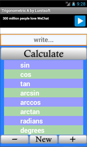 Trigonometric Triangle A