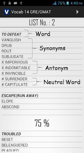 免費下載教育APP|Vocab 14 GRE/GMAT app開箱文|APP開箱王