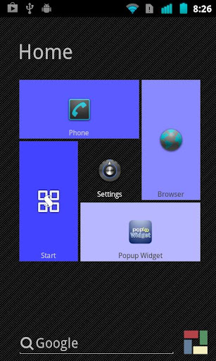 Blue theme for SquareHome