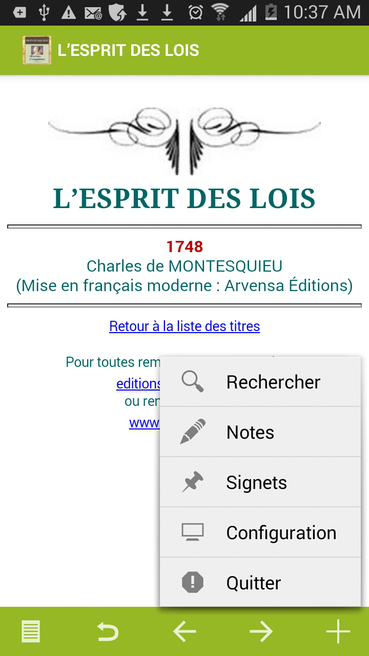 Montesquieu: Oeuvres complètes Screen 2