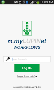 m.myLUPINet WORKFLOWS Screenshots 1