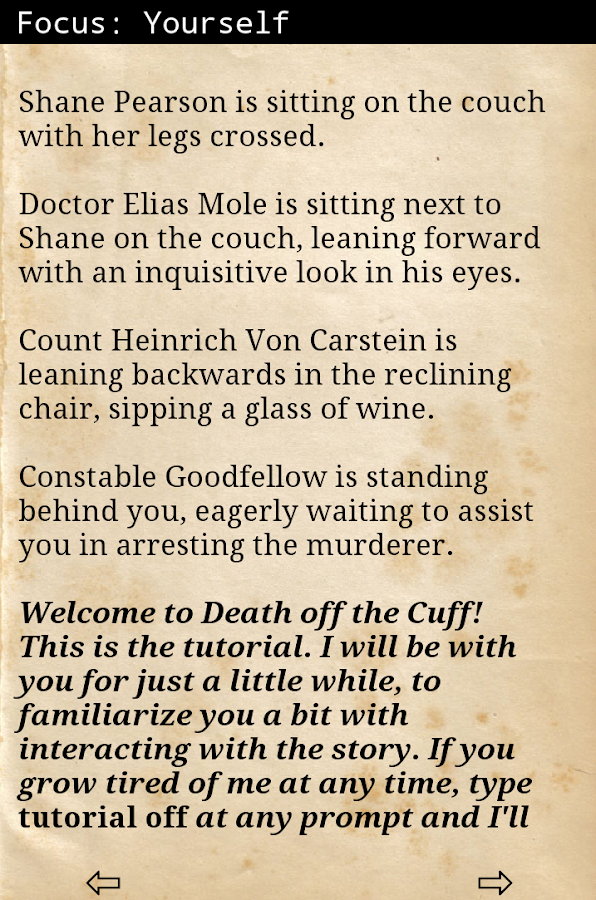   Death off the Cuff – Capture d'écran 