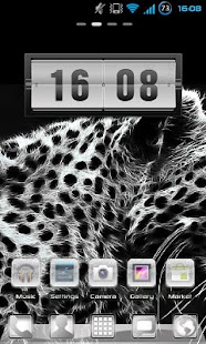 Free White Leopard GO Launcher EX APK