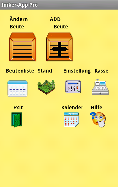Demo Imker-App-Pro Screen 1