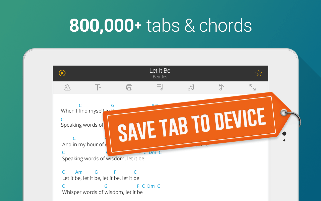 Ultimate Guitar Tabs & Chords Androidapps på Google Play
