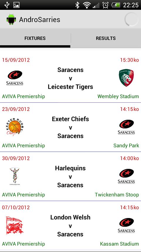 AndroSarries Screen 2