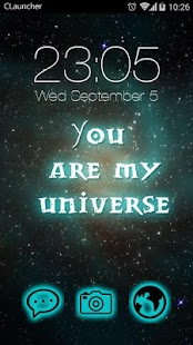You Are My Universe Theme Screenshots 0