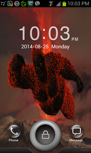 3D Lavaman Go Locker Theme