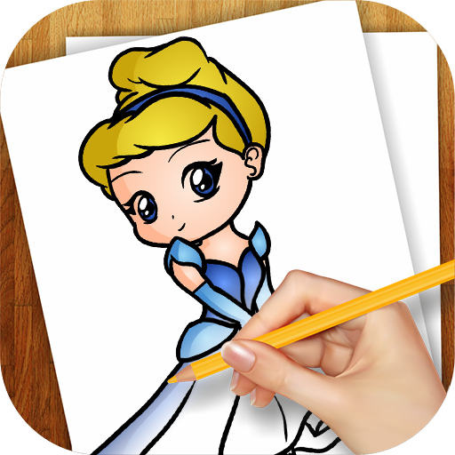 Learn To Draw Princess, Queens 家庭片 App LOGO-APP開箱王
