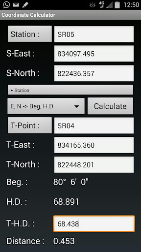 Coordinate Calculator