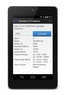 EARFCN Calculator Screenshots 1