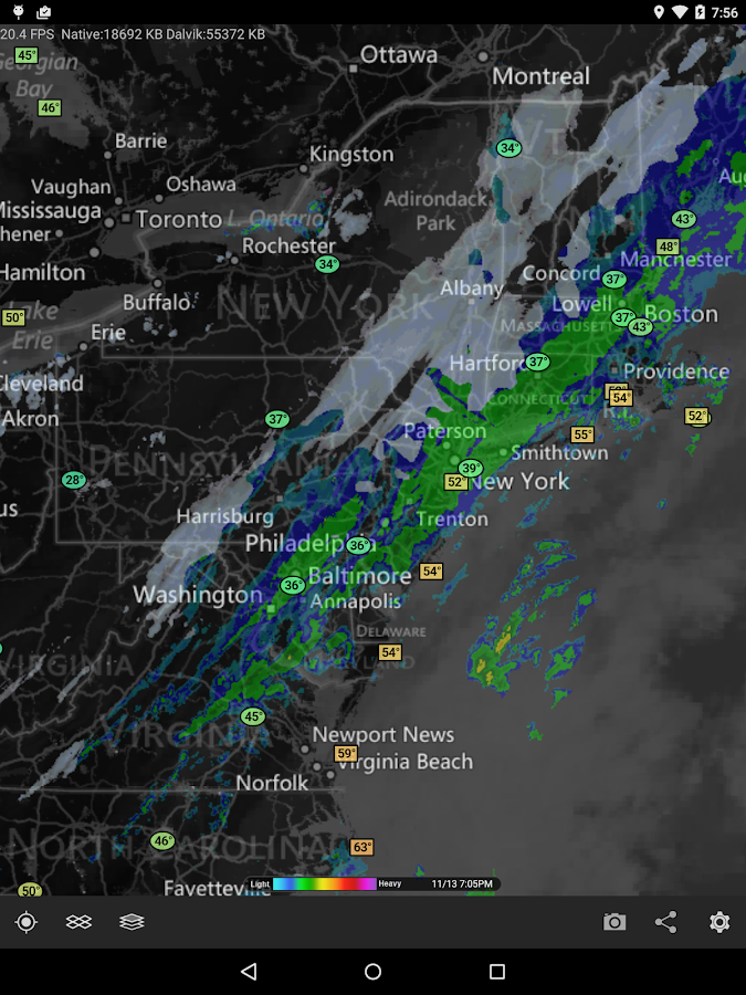 MyRadar Weather Radar Ad Free - screenshot