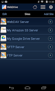 WebDrive, File Transfer Client screenshot 1