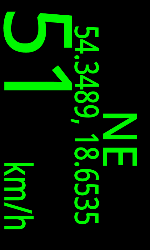 Android application Holo HUD screenshort