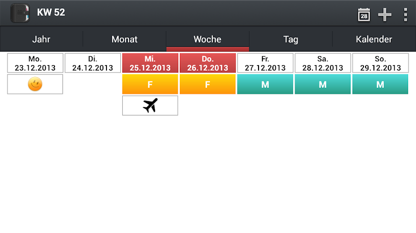 Urlaubsplan Screen 3