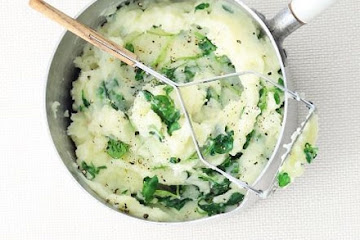 Watercress mashed potato