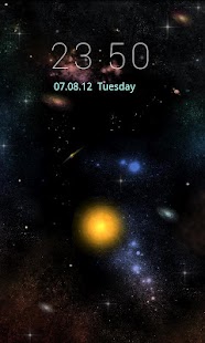 Galaxies GO Locker Theme