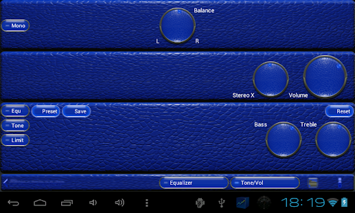 Poweramp skin blue lizard Screenshots 10