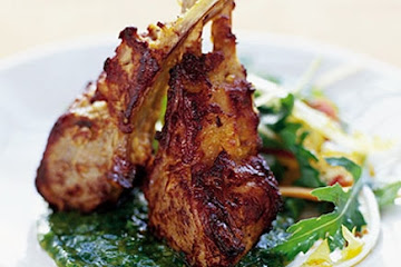 Lamb chops with Indian spices