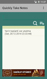 Hızlı Not Al Screenshots 1