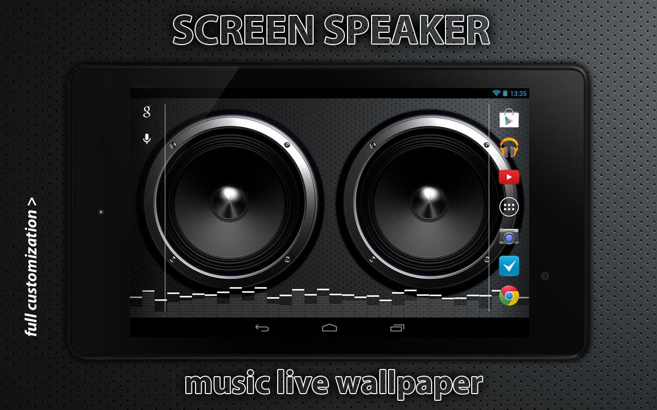 Screen Speaker Music Wallpaper - screenshot