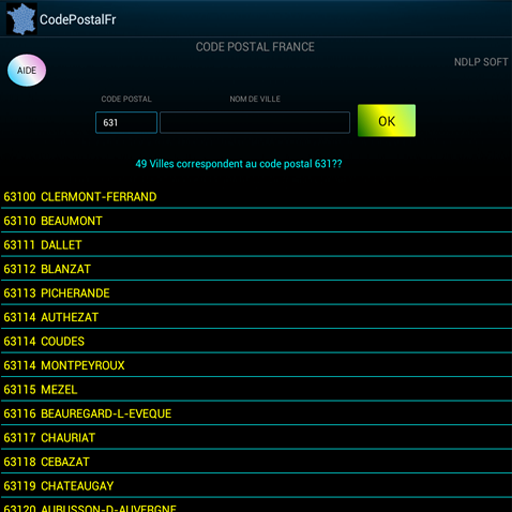 CODE POSTAL FR LOGO-APP點子
