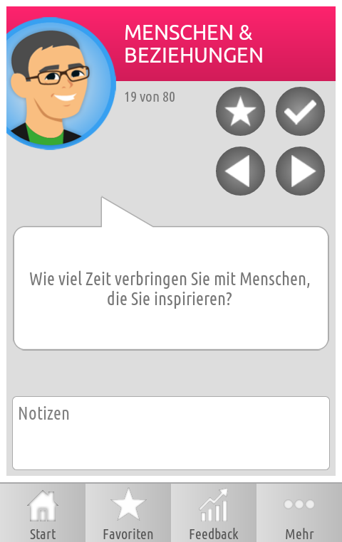 Smart LifeCoach Screen 3