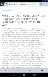 Navigateur web Firefox - screenshot thumbnail