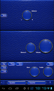 Poweramp skin blue lizard Screenshots 9