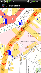 Free Gibraltar offline map APK