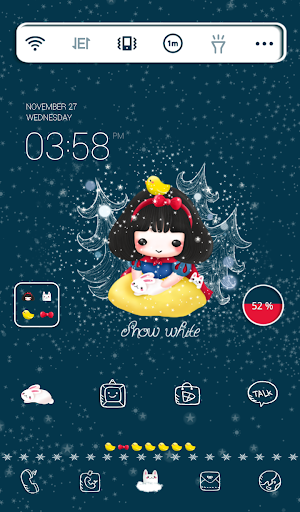 Darongi snow white Dodol Theme